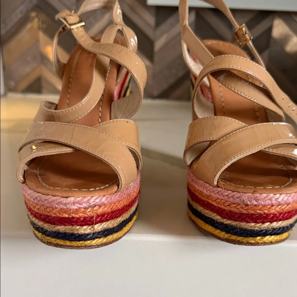 Kate Spade Multicolor Wedge Sandals - Picture 5 of 6